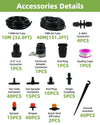 Ferrisland 164FT Drip Irrigation Automatic Garden Watering System Kit