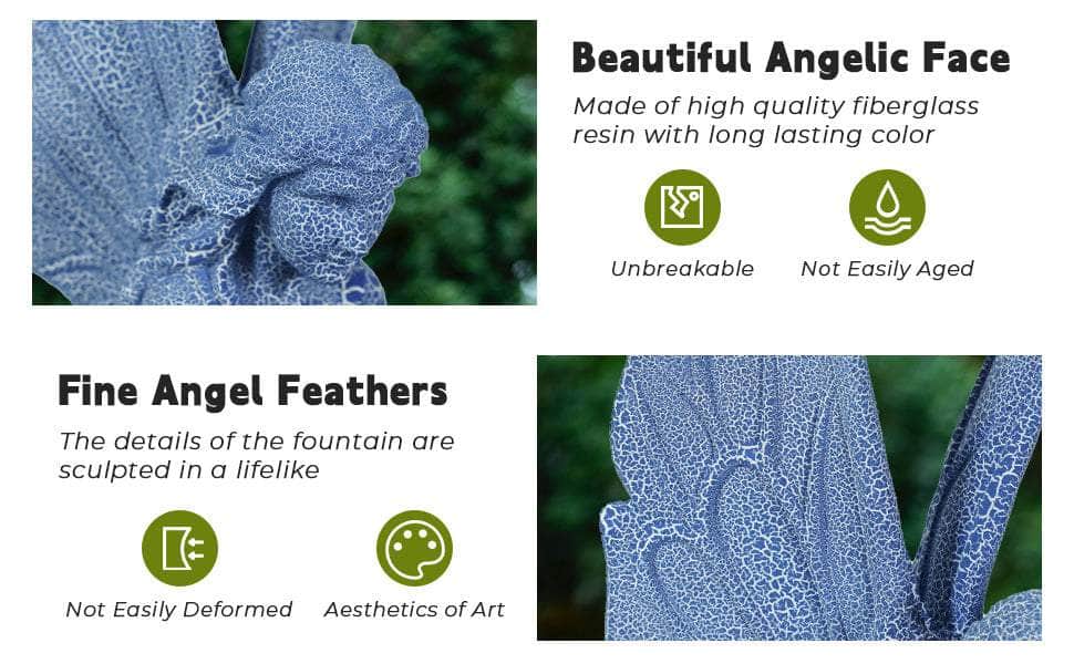 Ferrisland Angel Fairy Water Fountain Ferrisland