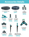 Ferrisland Automatic Drip Irrigation Kit - 131FT Garden Watering System