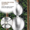 Ferrisland Garden Stainless Steel Water Fountain Outdoor