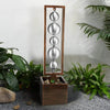 Ferrisland Garden Stainless Steel Water Fountain Outdoor
