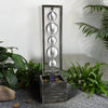 Ferrisland Garden Stainless Steel Water Fountain Outdoor
