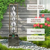 Ferrisland Garden Stainless Steel Water Fountain Outdoor
