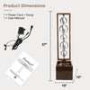 Ferrisland Garden Stainless Steel Water Fountain Outdoor
