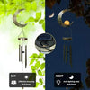 Ferrisland Solar Wind Chimes Moon Outdoors Hanging