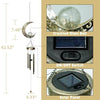 Ferrisland Solar Wind Chimes Moon Outdoors Hanging