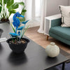 Ferrisland Tabletop Metal Compact Desktop Fountain with LED Lights