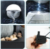 Ferrisland Tabletop Fountain Zen Meditation Indoor Waterfall Feature with LED Light