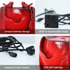 Solar Powered Red Outdoor Fountain 20'H