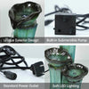 Solar Powered Water Fountain with LED Lights 20