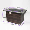 44inch Outdoor Fire Pit Table