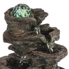 Ferrisland® 4-Tier Cascading Resin-Rock Falls Tabletop Water Fountain