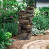 Ferrisland® 5-tier Rock Cascading Garden Fountain 31.5