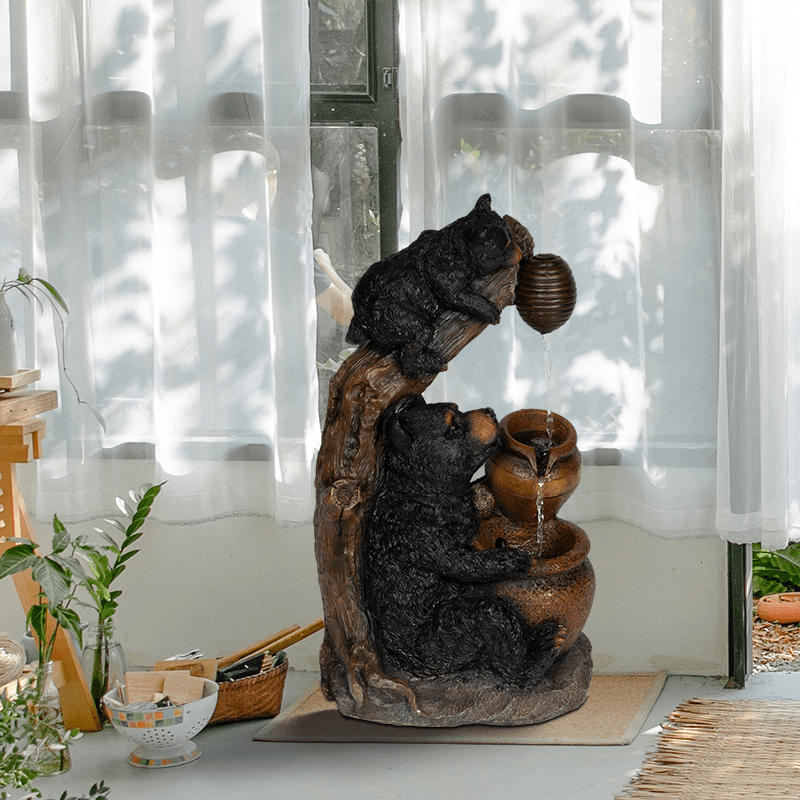 Ferrisland® Dancing Bear Water Fountain Ferrisland