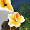 Ferrisland® Green Feathered Peacock Fountain