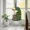 Ferrisland® Green Feathered Peacock Fountain