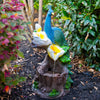 Ferrisland® Green Feathered Peacock Fountain