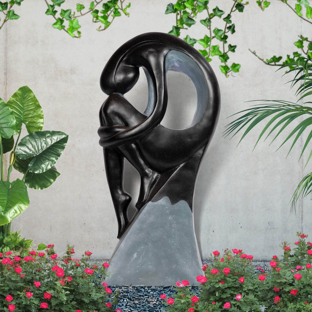 Ferrisland Outdoor/Indoor Floor Water Fountain Modern 34.3" High Ferrisland