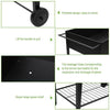Iron Planter Boxes with Black Wheels