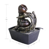 Ferrisland® Rustic Tree Trunk & Clay Pots Tabletop Water Fountain