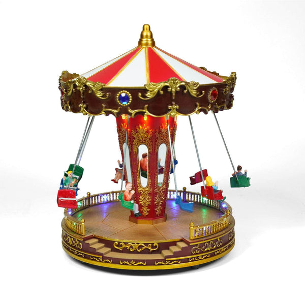 Christmas LED Carousel with Flying & Turning function & Music Ferrisland