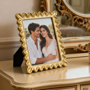 Ferrisland 5x7 Vintage Picture Frame, Gold Antique Ornate Picture Frame, Victorian Retro Decorative Photo Frames for Tabletop & Wall, Baroque Home Decor, Gift Ideas Ferrisland