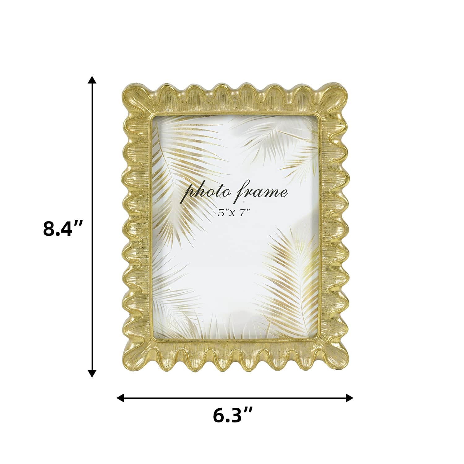 Ferrisland 5x7 Vintage Picture Frame, Gold Antique Ornate Picture Fram
