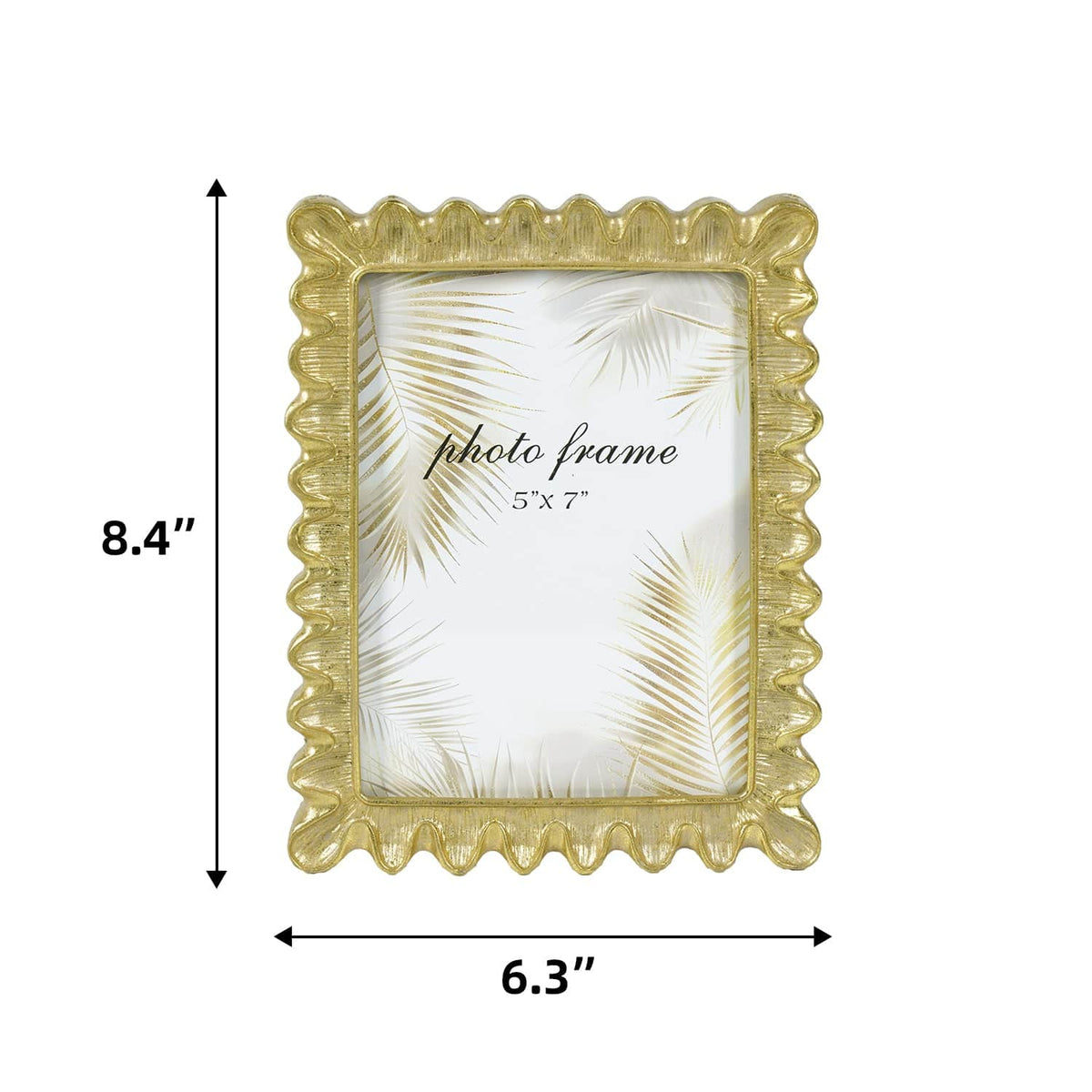 Ferrisland 5x7 Vintage Picture Frame, Gold Antique Ornate Picture Frame, Victorian Retro Decorative Photo Frames for Tabletop & Wall, Baroque Home Decor, Gift Ideas Ferrisland