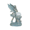 Ferrisland Garden Angel Fairy Outdoor Figurines Statue with Solar Lights,Solar Decorations for Yard Outdoor Garden, Patio Yard Lawn, Gifts for Birthday Housewarming Mother's Day (Bronze)