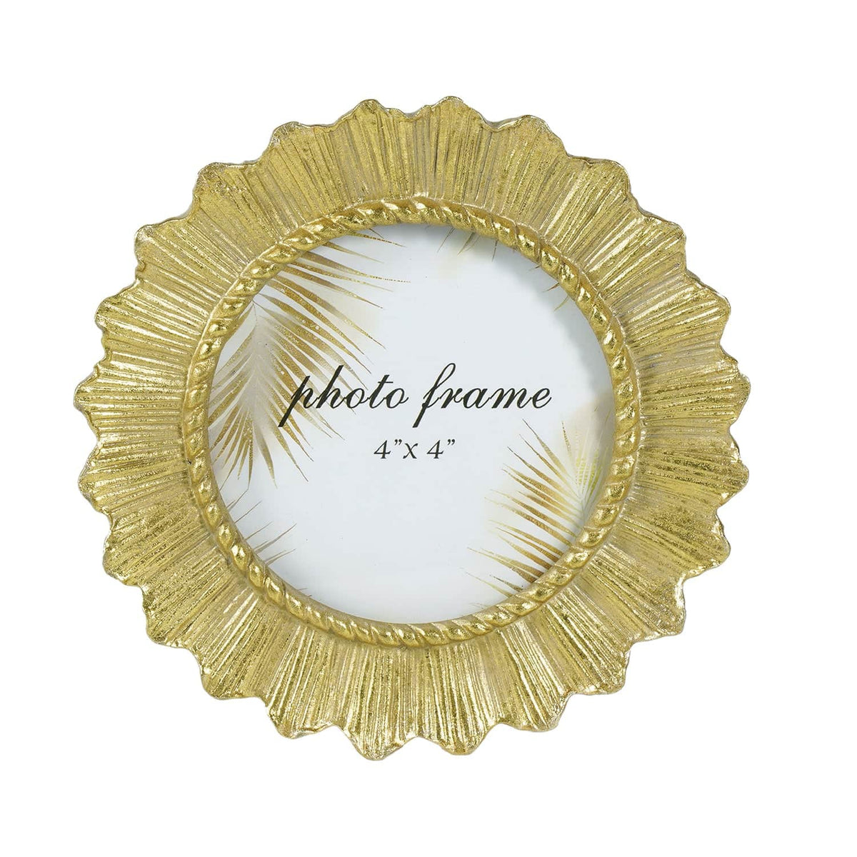 Ferrisland Vintage Picture Frame, 4X4 Gold Photo Frames for Table Decor, Gift Idea, Anniversary/Friendship/Wedding/Birthday Gifts Ferrisland
