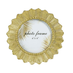 Ferrisland Vintage Picture Frame, 4X4 Gold Photo Frames for Table Decor, Gift Idea, Anniversary/Friendship/Wedding/Birthday Gifts Ferrisland