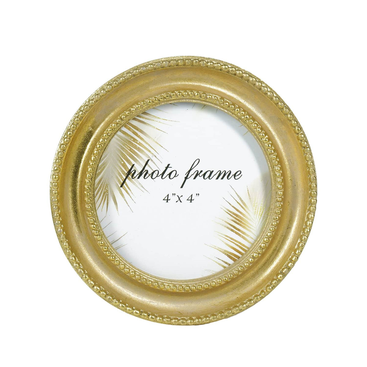 Ferrisland Vintage Picture Frame, Gold Round Antique Ornate Picture Frame, Victorian Retro Decorative Photo Frames for Tabletop & Wall, Baroque Home Decor, Gift Ideas Ferrisland