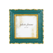 Ferrisland Vintage Picture Frame, Green Antique Ornate Picture Frame 4X4 Ferrisland