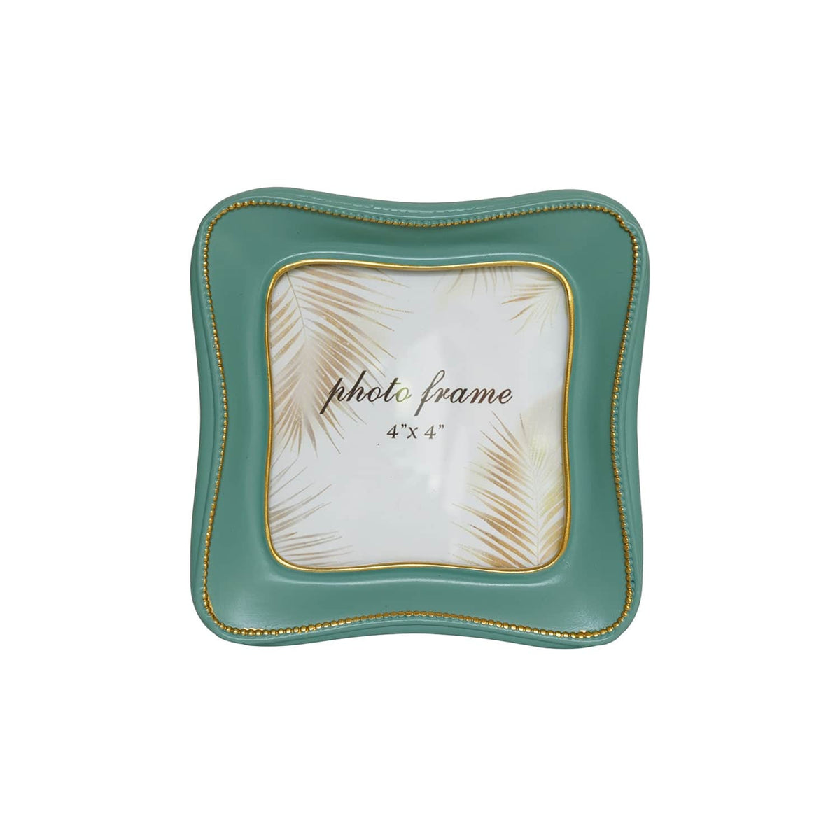 Ferrisland Vintage Tabletop Picture Frame Collection, Retro - Style Ornate Frames with Glass Front, Designed for Tabletop Display, Charming Home Decor (Green4, 4X4) Ferrisland