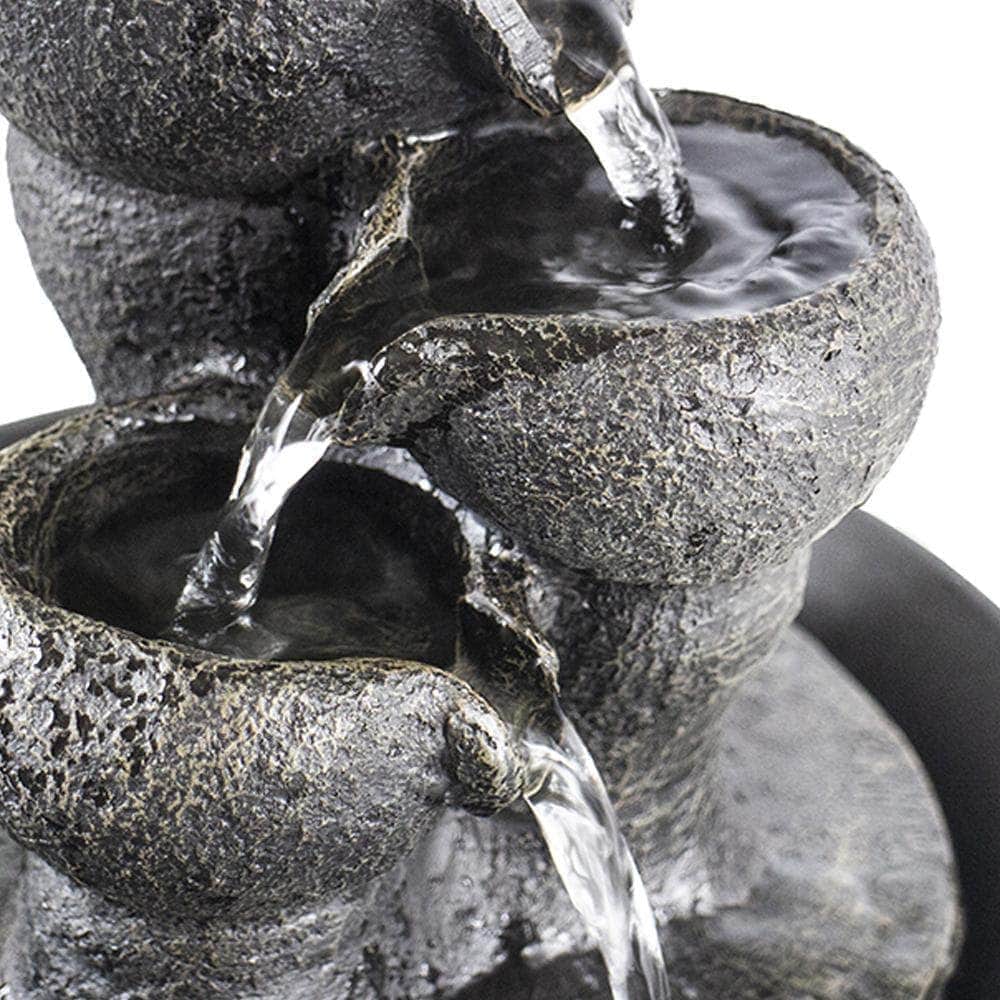 Ferrisland Relaxation 3-Step Little Water Fountain with Light Ferrisland