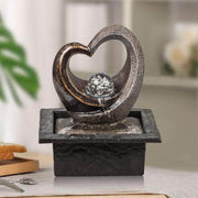 Ferrisland Tabletop Water Garden Fountain with LED Light Ferrisland